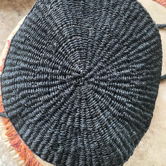 Abby Alley Black Sisal Market Tote NWOT ****SOLD OUT**** - Picture 7 of 8